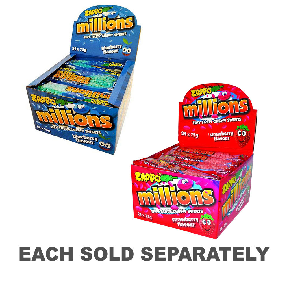 Zappo millions minuscule savoureux bonbons moelleux