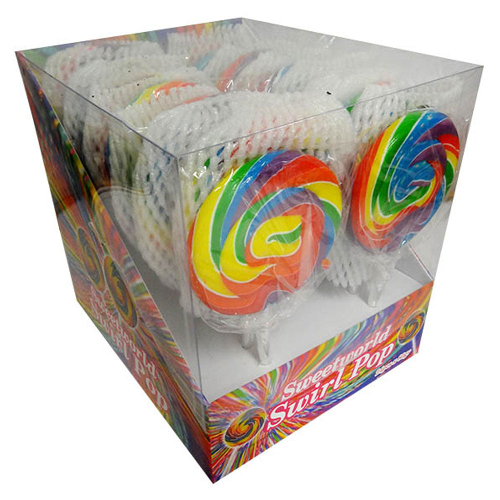 Sweetworld Rainbow Swirl Pop (24x80G)