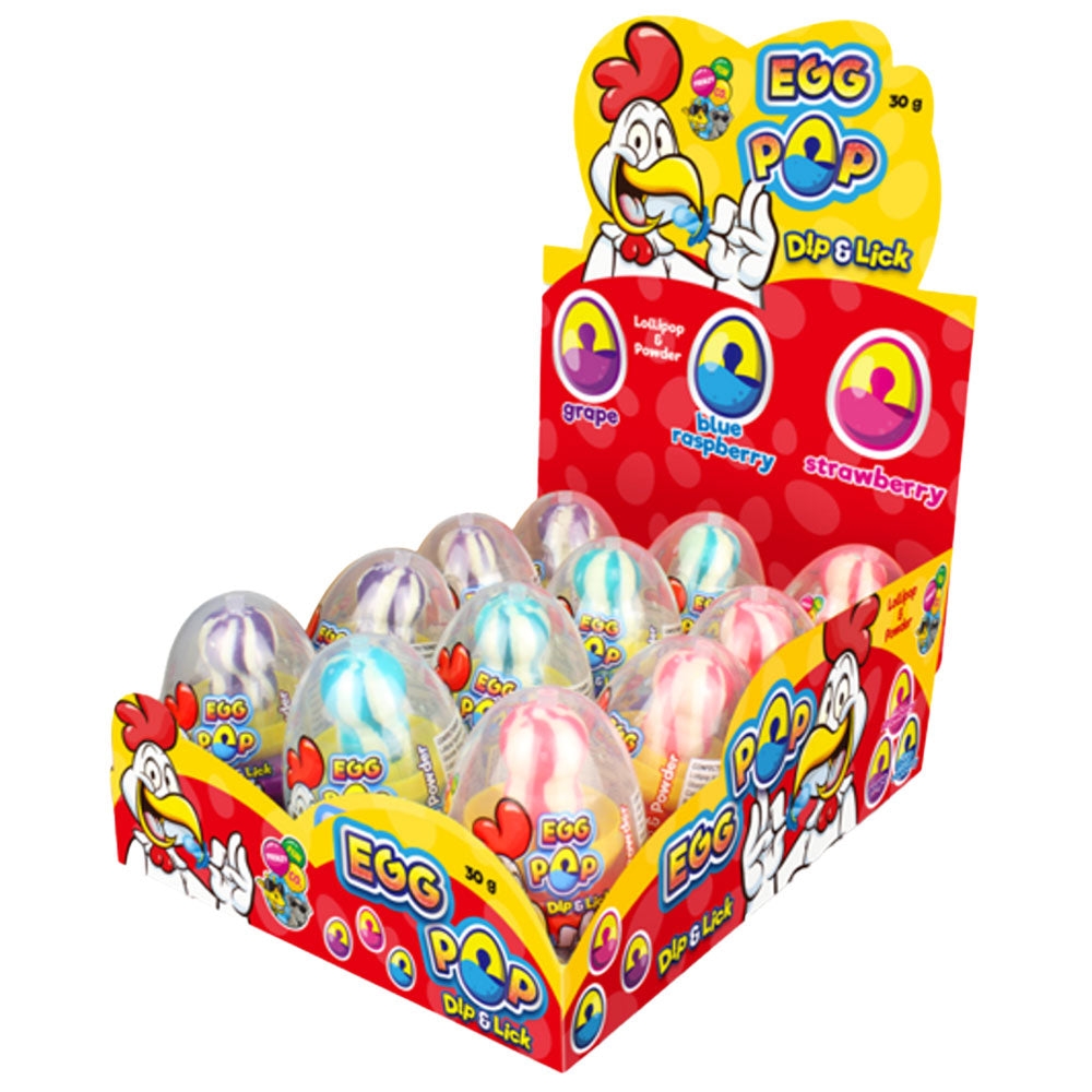 Ovof Lollipop Dipper avec de la poudre aigre