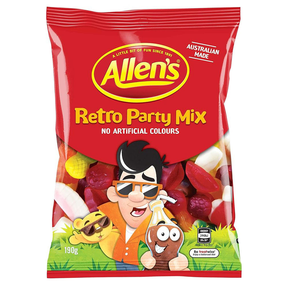 Allens Retro Party Mix 190g (12 sacs)