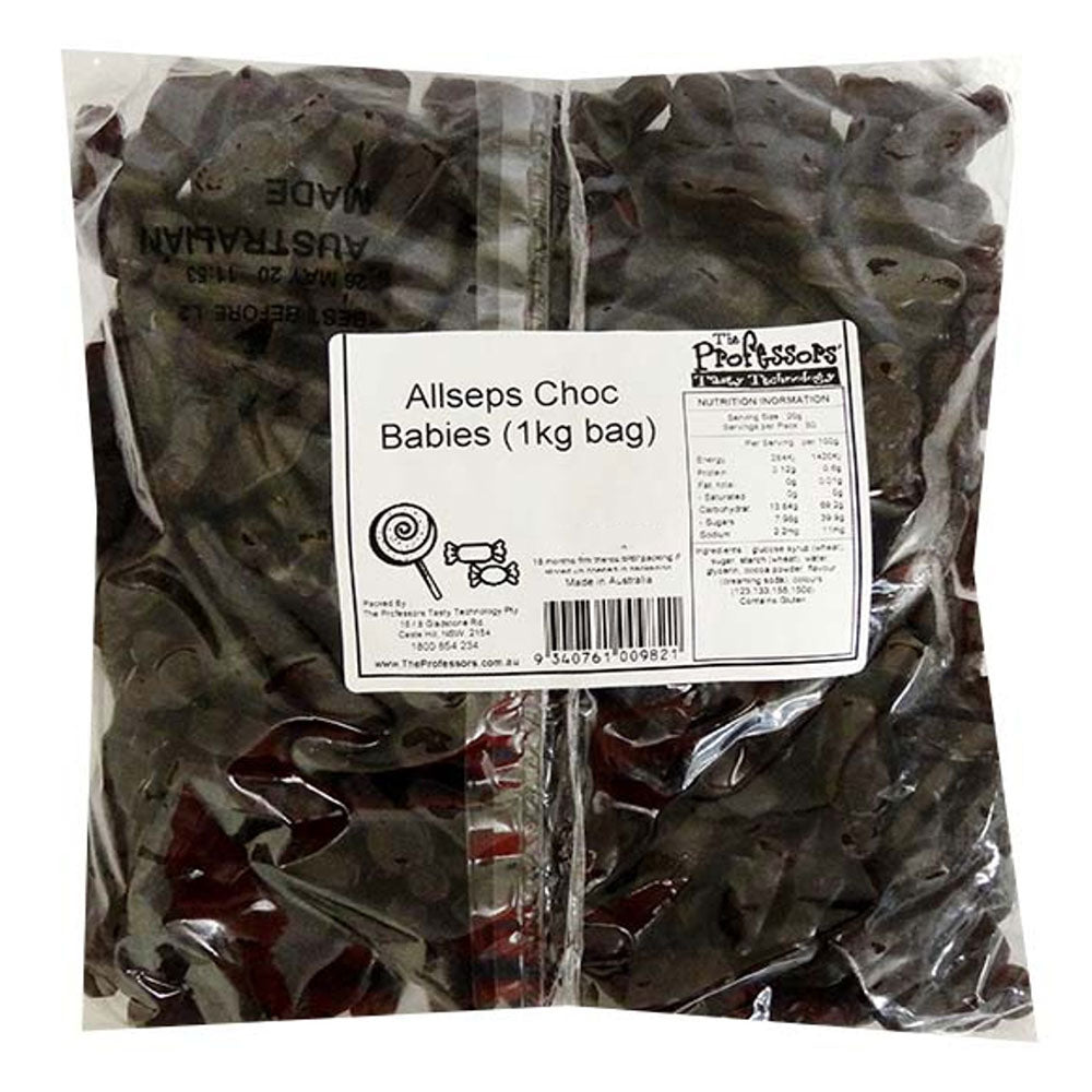 Allseps Bulk Chocolate Babies 1kg (8 sacs)