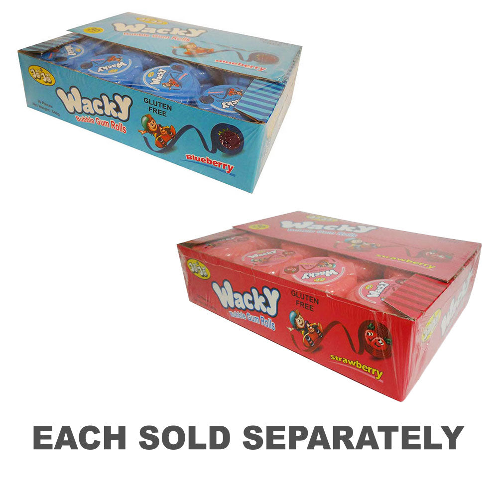 Rouleaux de gomme à bulles farfelues (36x15G)