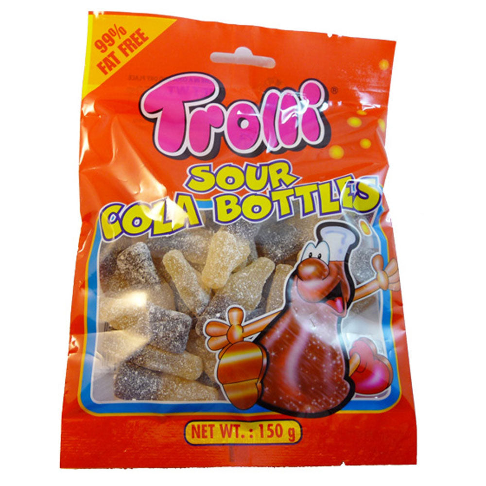 Bouteilles de cola Sour Trolli (10x150g)