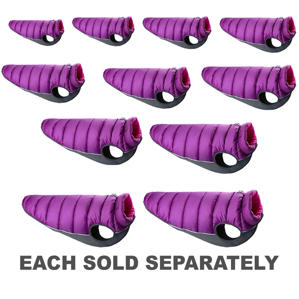 Veste bouffante rouge dingo (violet / rose vif)