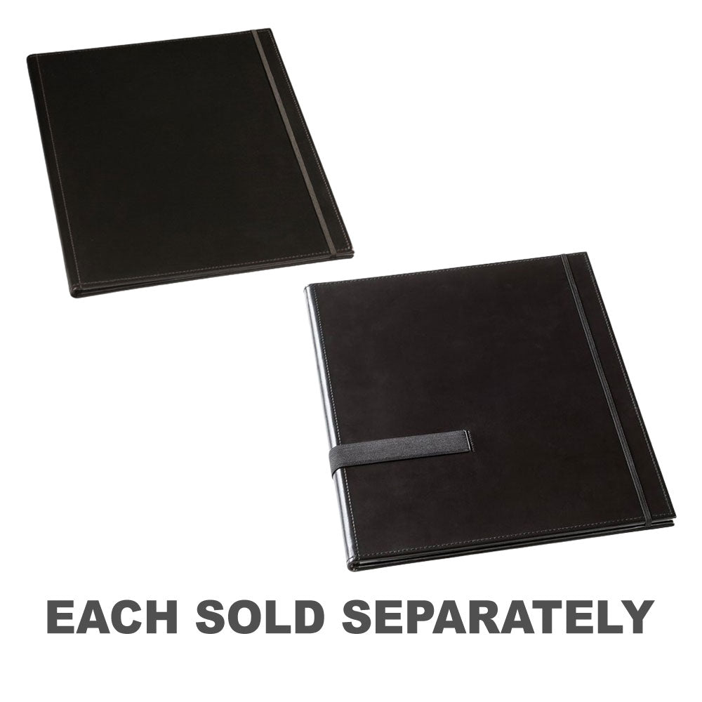 Étui de portefeuille de musique en cuir (noir)