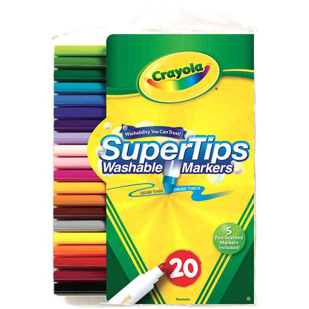 Crayola Super Tips 20 marqueurs