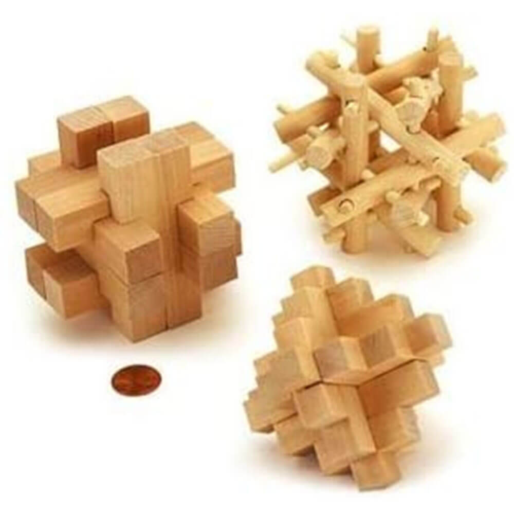 Cardinal Classic Brain Benders Puzzles en bois 3D