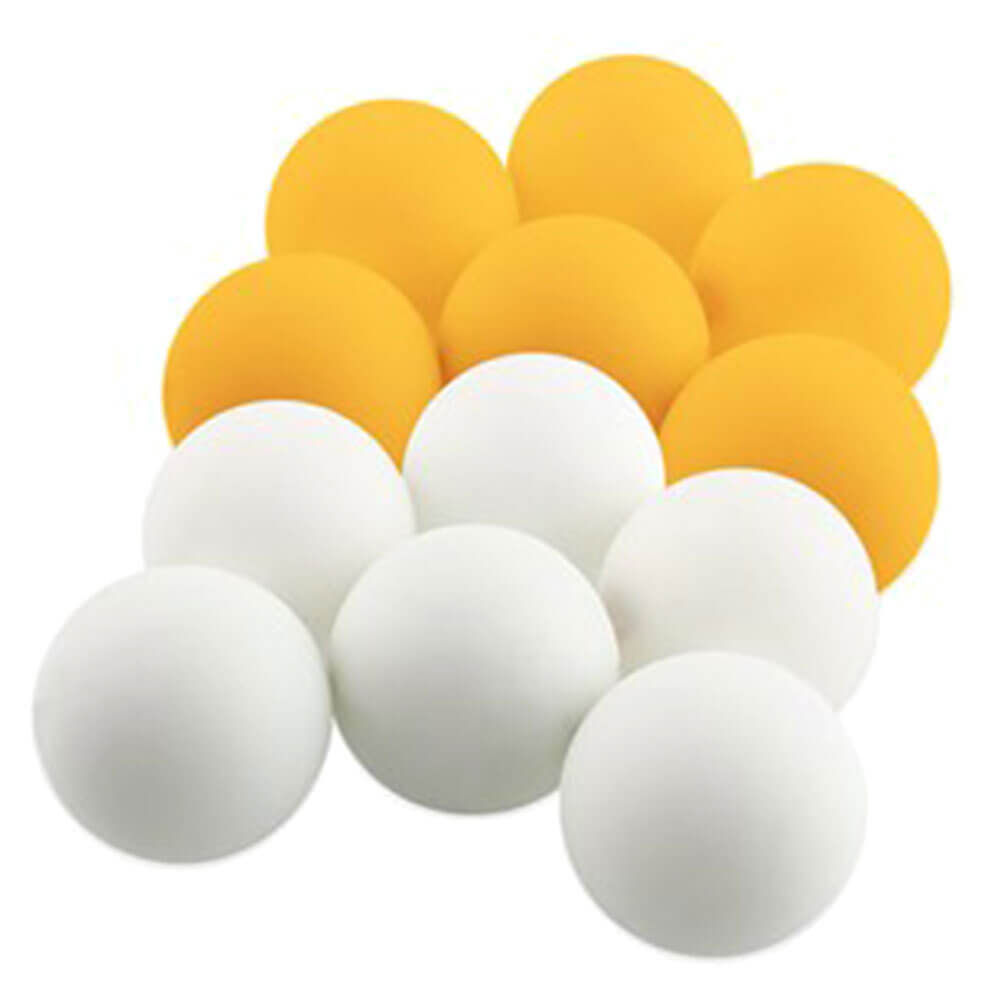 1 étoile de table de tennis Balls blanc / orange (paquet de 12)