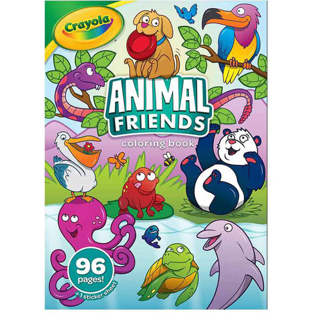 Crayola Animal Friends Coloring Book (96 pages)