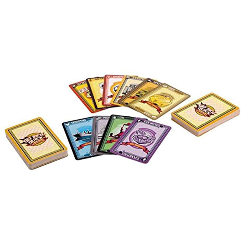 Pressman Get Riche Game de carte rapide