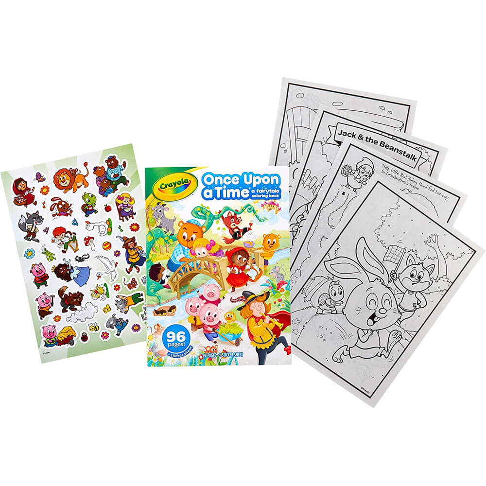 Crayola Fairytales Once Upon a Time Coloring Book