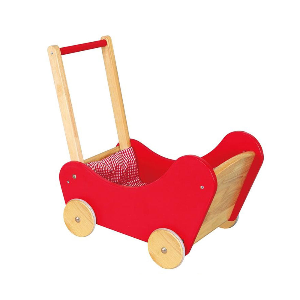 Viga Wooden Doll Buggy (rouge)