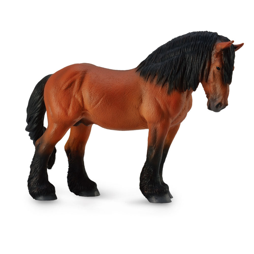 Collecta Ardennes Stallion Bay Figure (extra grande)