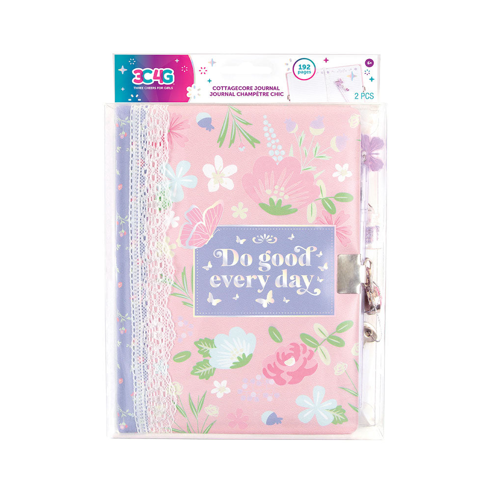 Journal de verrouillage floral 3C4G Cottagecore Floral