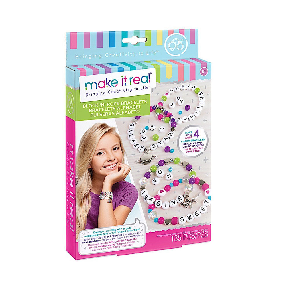 Faire des bracelets en blocs et à charme rocheux réels