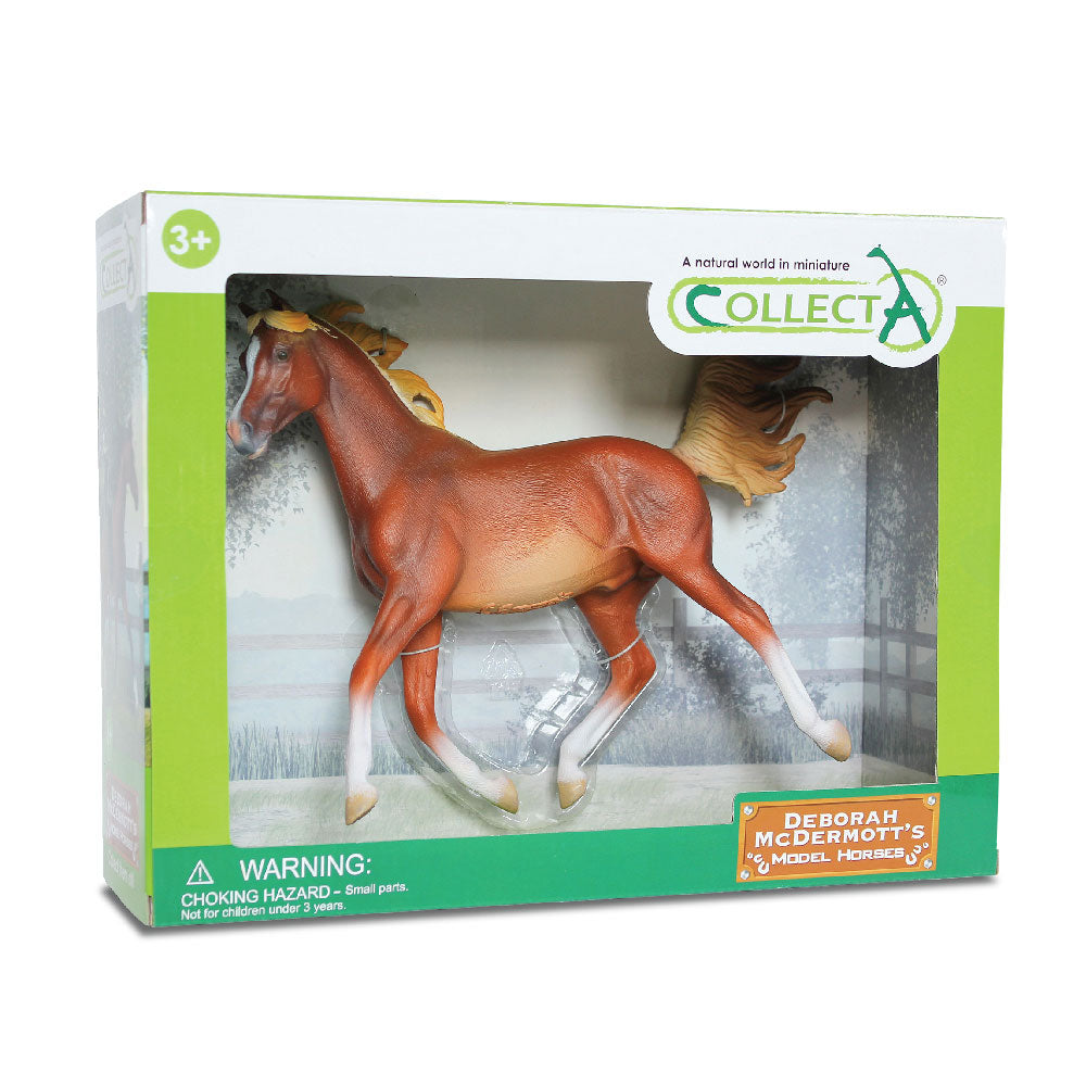 Collecta Arabian Stallion Cartnut Figure (échelle 1:12)