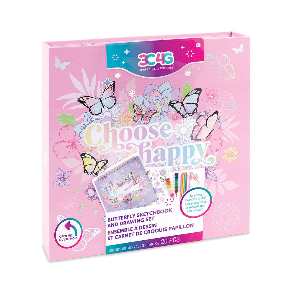 Sketch Butterfly 3C4G Butterfly Sketch et jeu de dessins