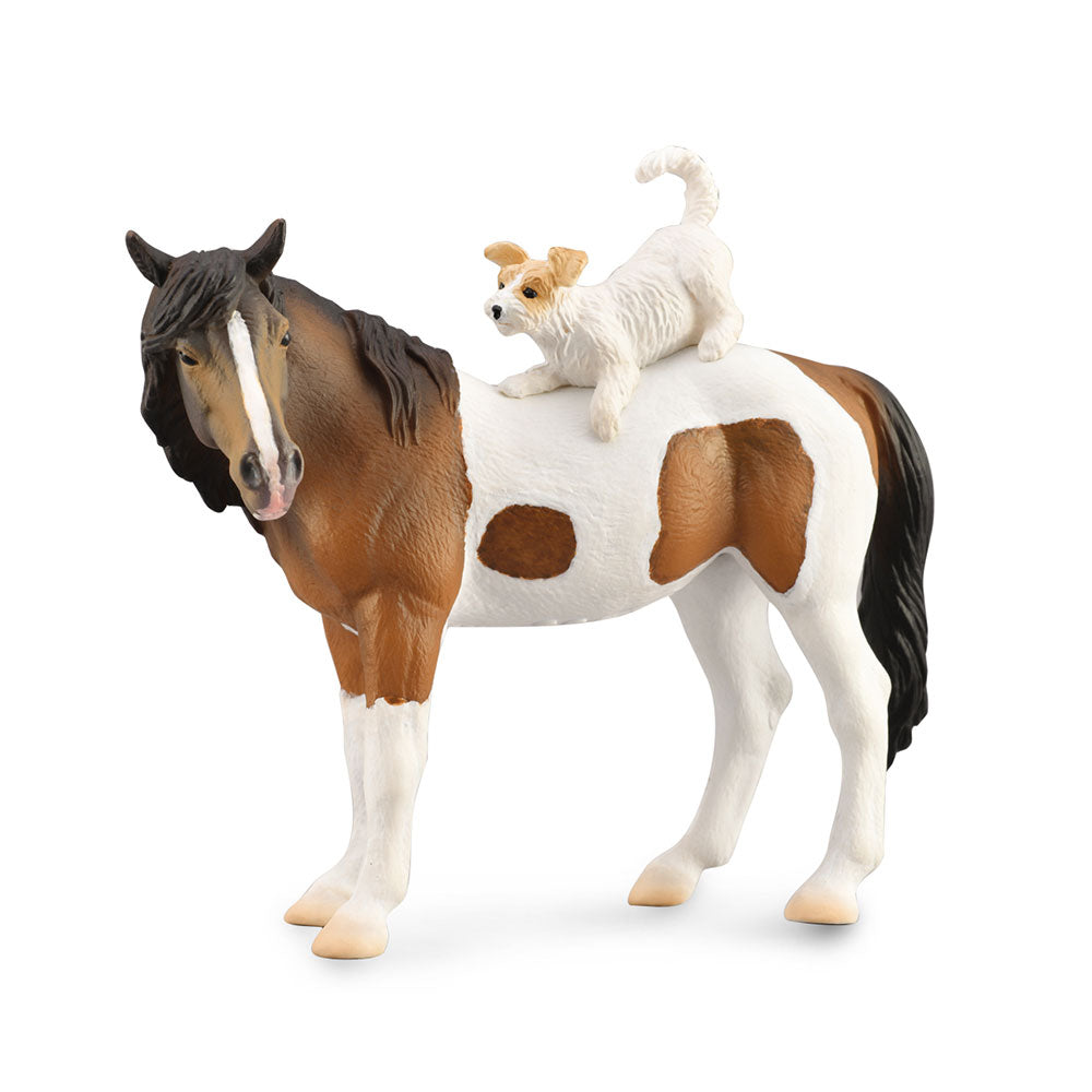 Collecta Mare et Terrier Figure (Extra Large)