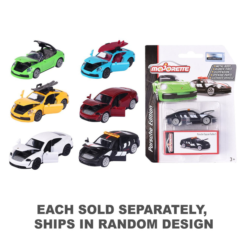 Voiture de Porsche de luxe de majeurette (1pc aléatoire)