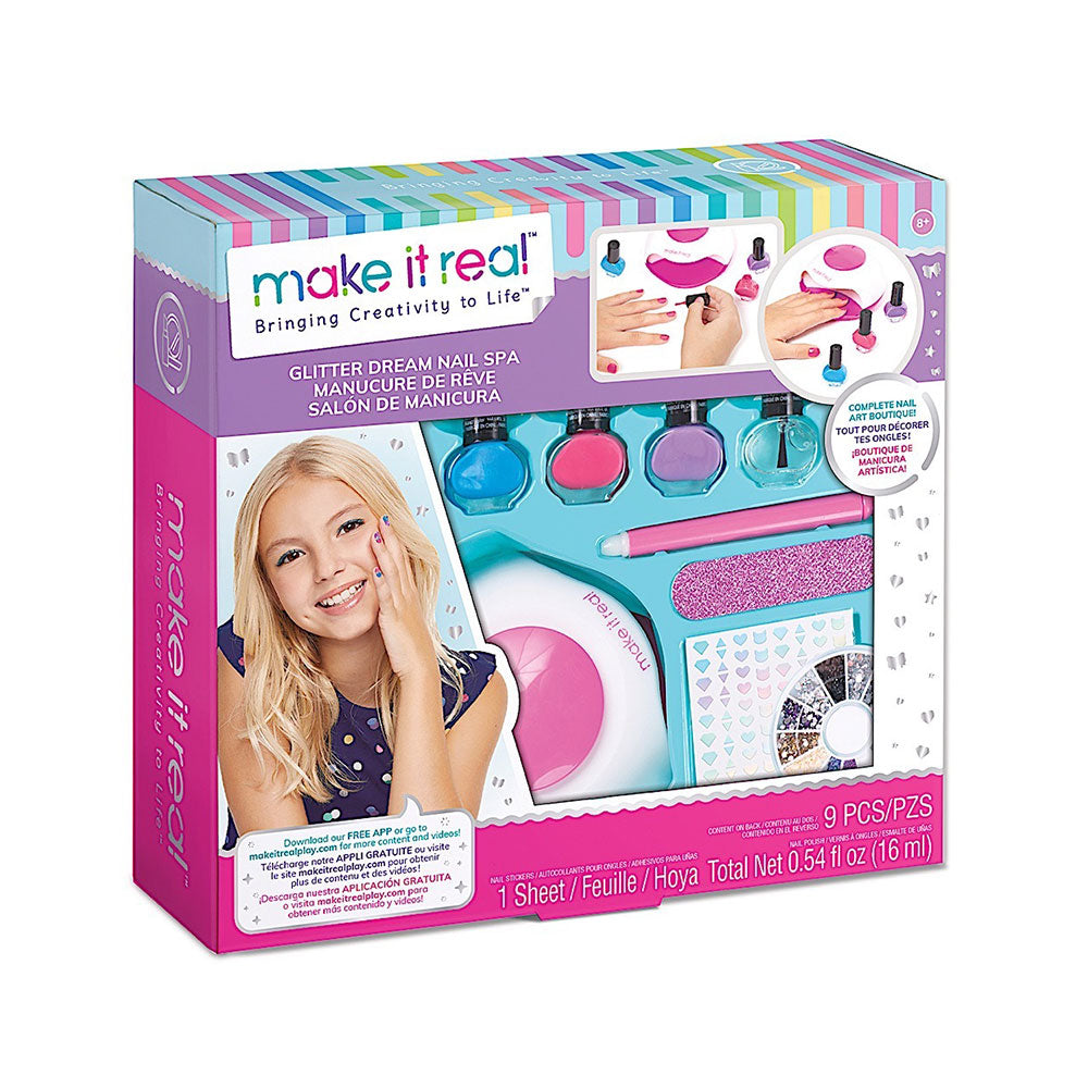 Faites-le réel paillette Bream Nail Spa