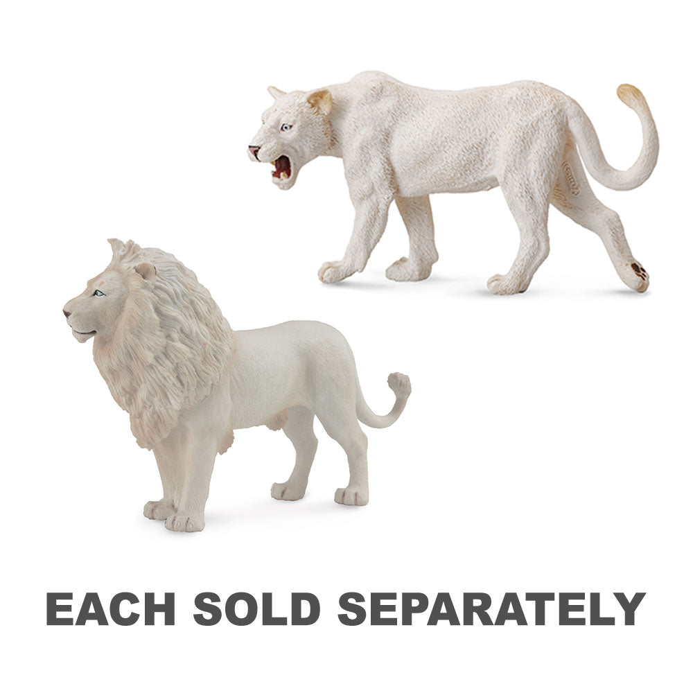 Figure de lion blanc Collecta (grand)