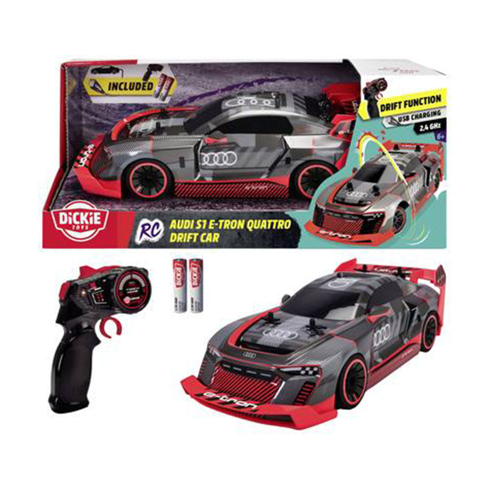 Dickie Toys Audi S1 E-Tron Quatro RC Drift Car Drift