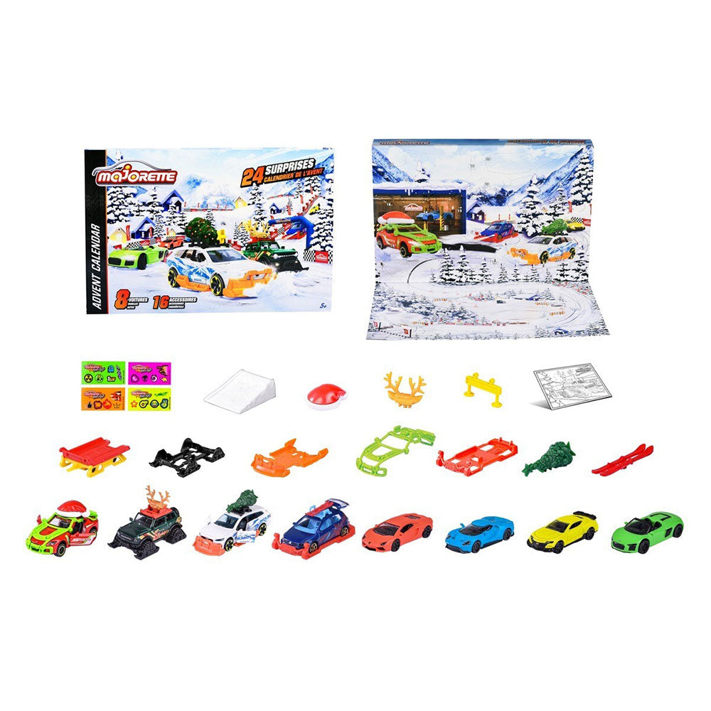 Calendrier de l'avent de majeurtte avec 24 surprises