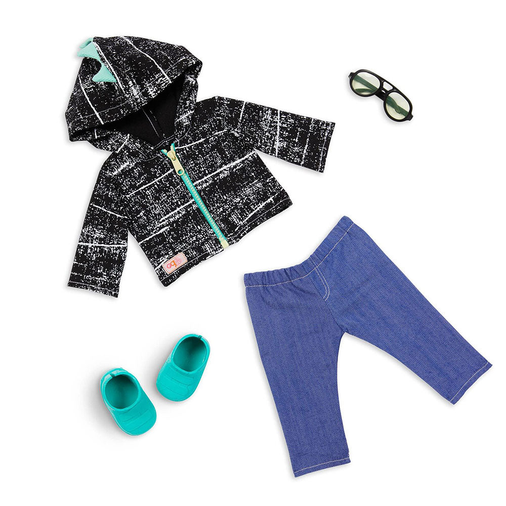 Notre tenue de poupée à sweat à capuche Génération