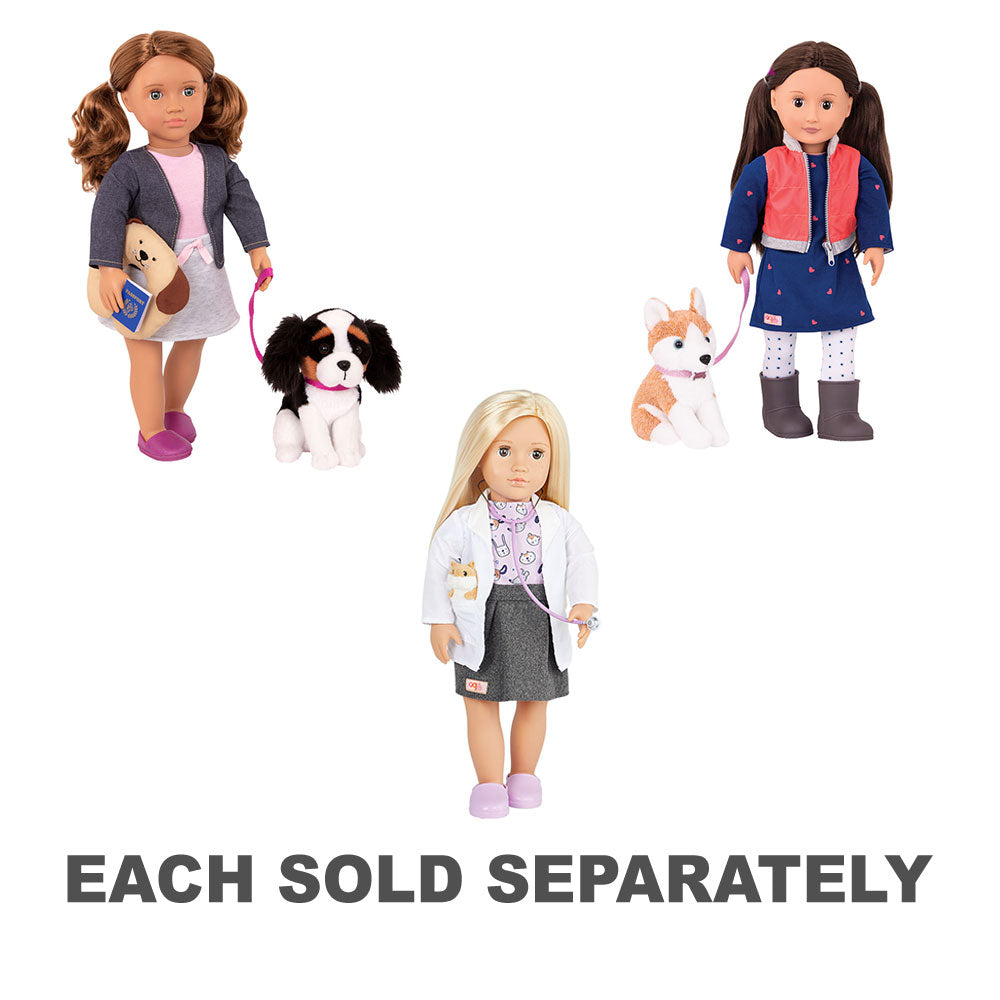 Notre poupée de mode de génération avec animal de compagnie 46 cm