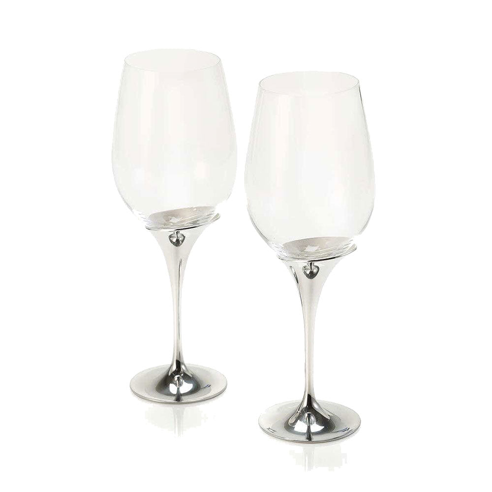 Verre de vin rouge du domaine royal Selangor 50cl (ensemble de 2)