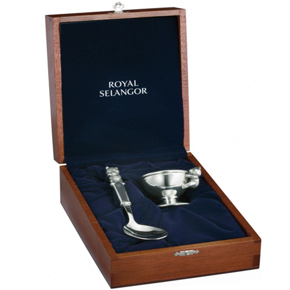 Royal Selangor Egg Cup & Spoon Set avec boîte cadeau