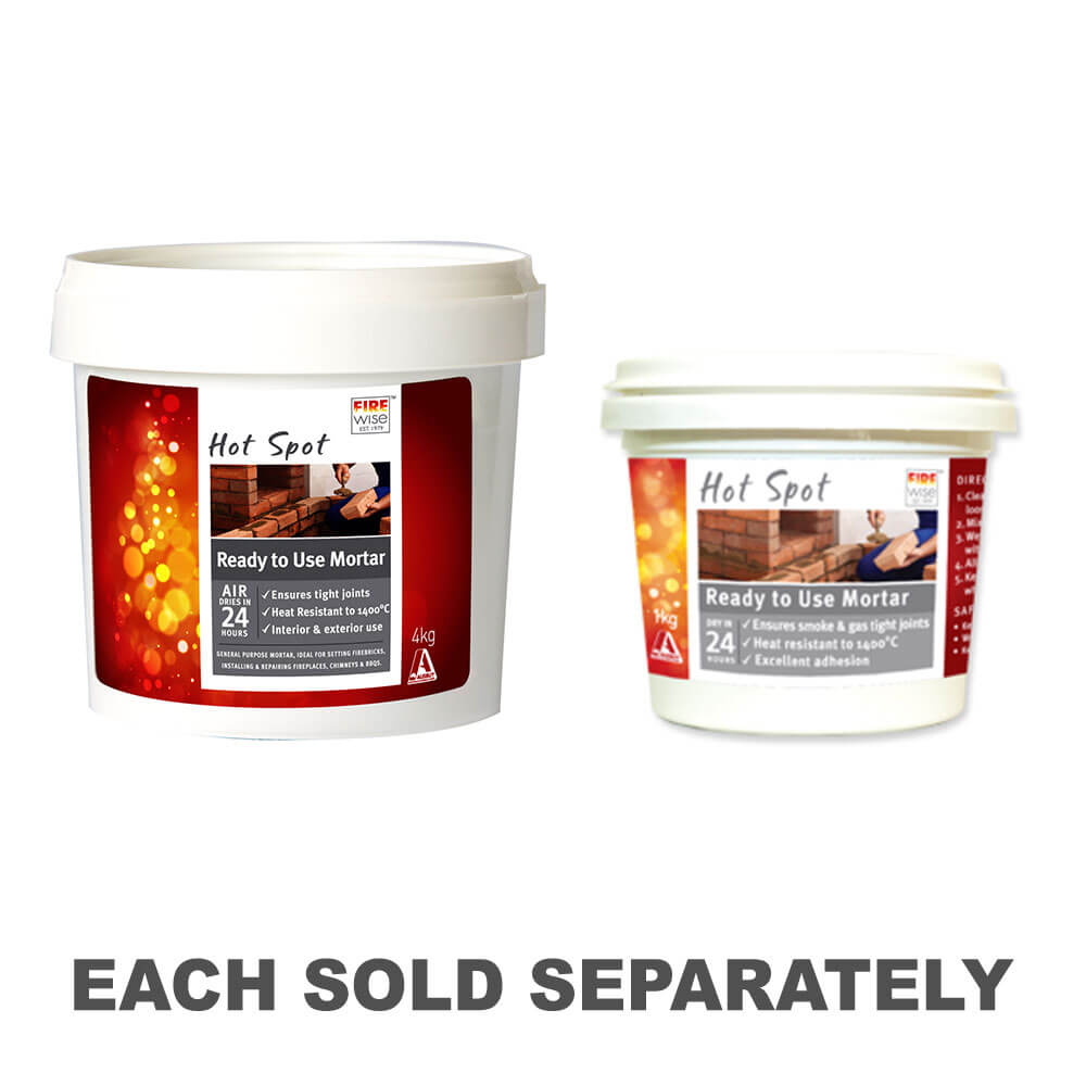 Réparation de cheminée de mortier à frottis Redi