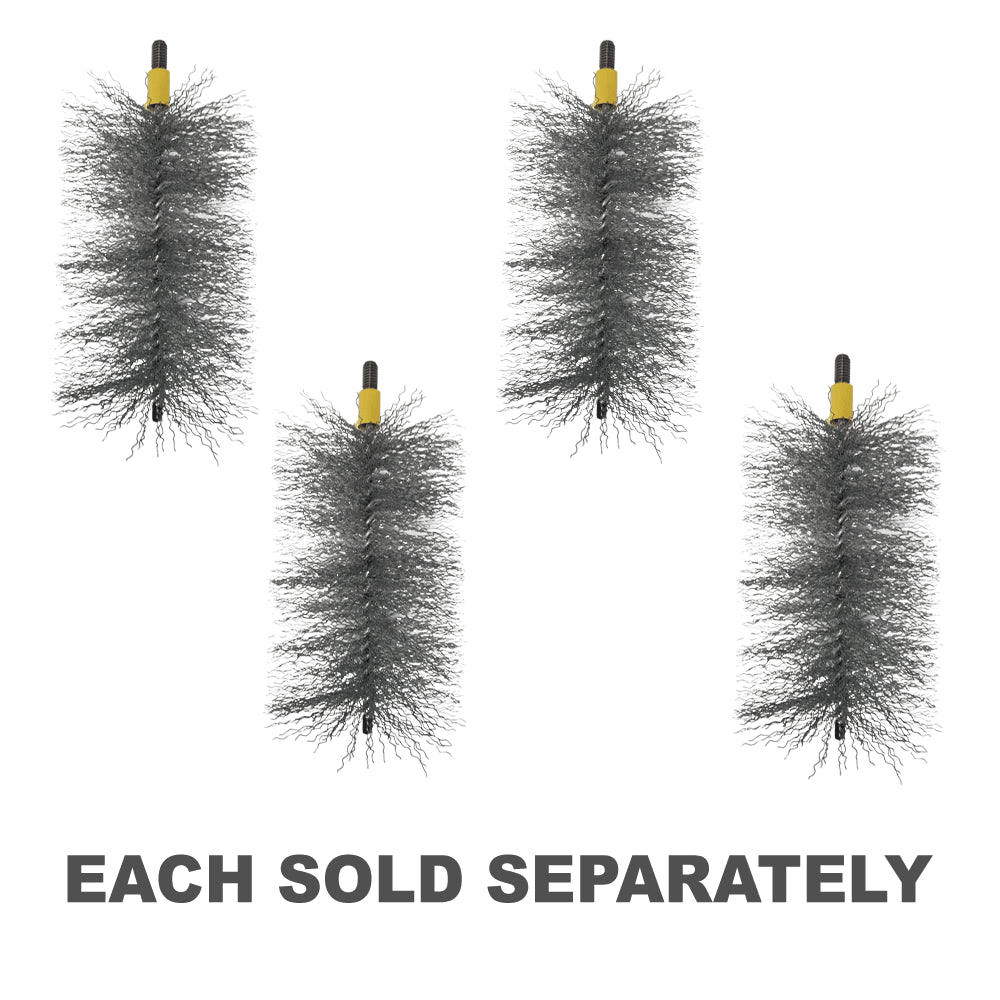 Gal Crimp Wire Brush Head pour les kits de brosse à combustion