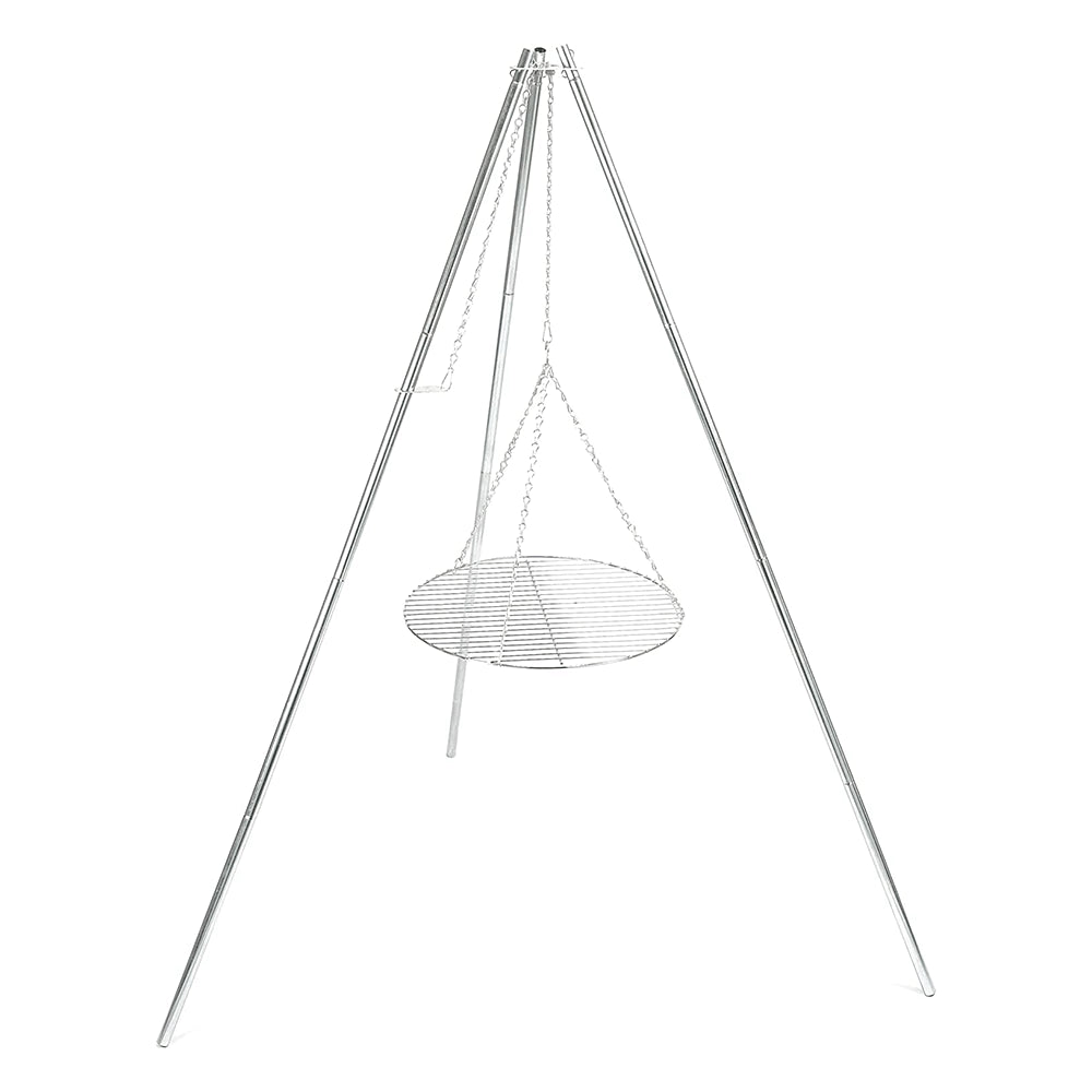 Gril de camping de trépied magique extérieur