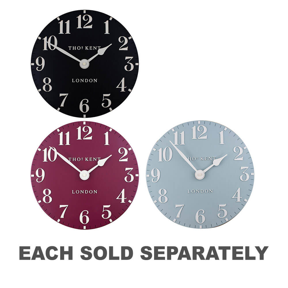 Horloge murale arabe de Thomas Kent avec chiffres 3D 30 cm