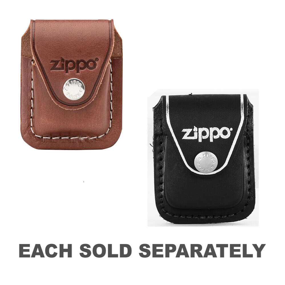 Pouche en cuir accessoire de Zippo avec clip