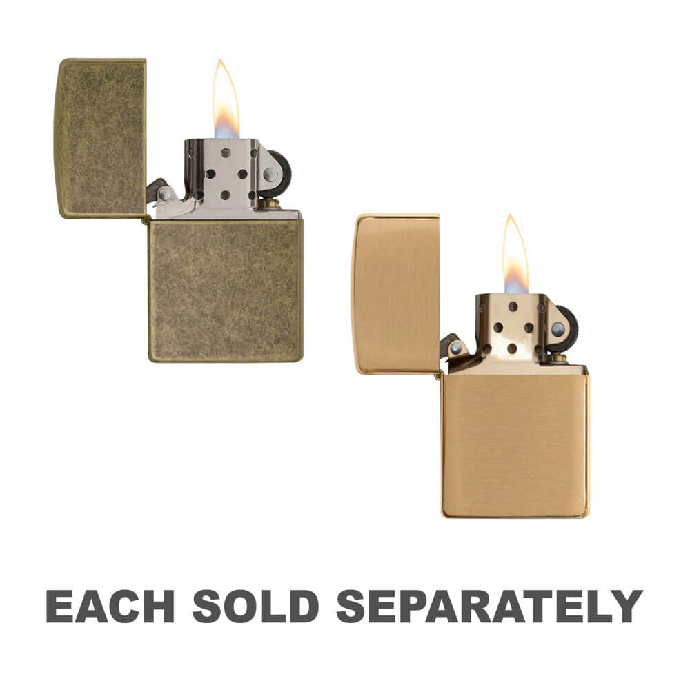 Finition en laiton de Zippo