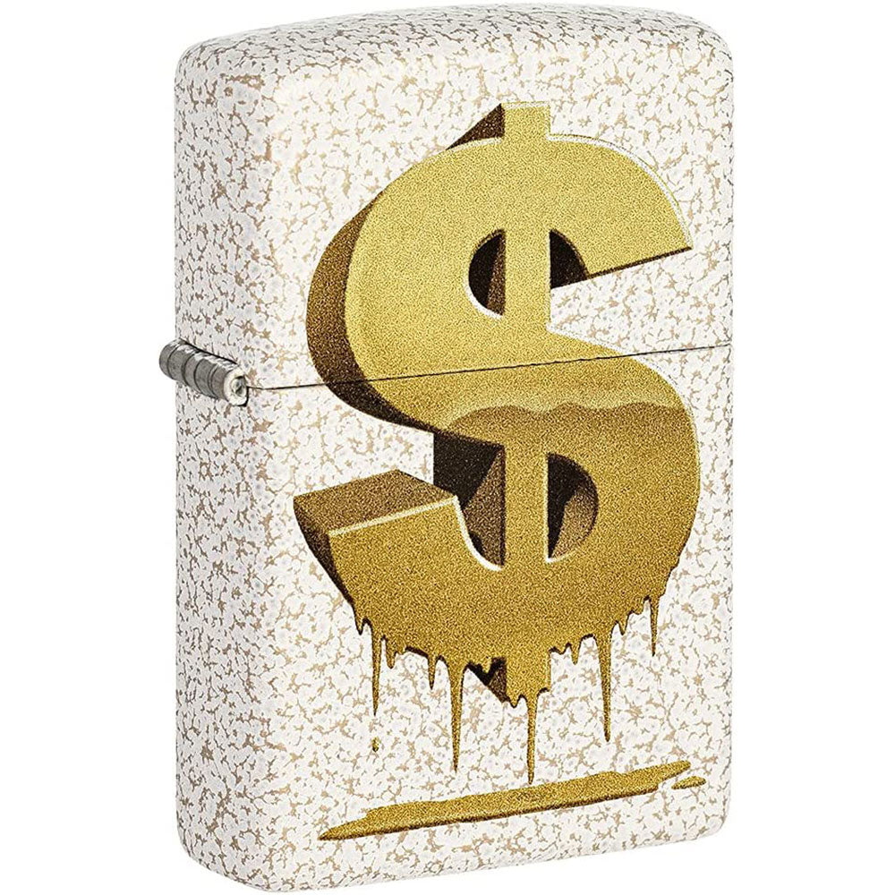Briquet de la conception du dollar drippy de zippo
