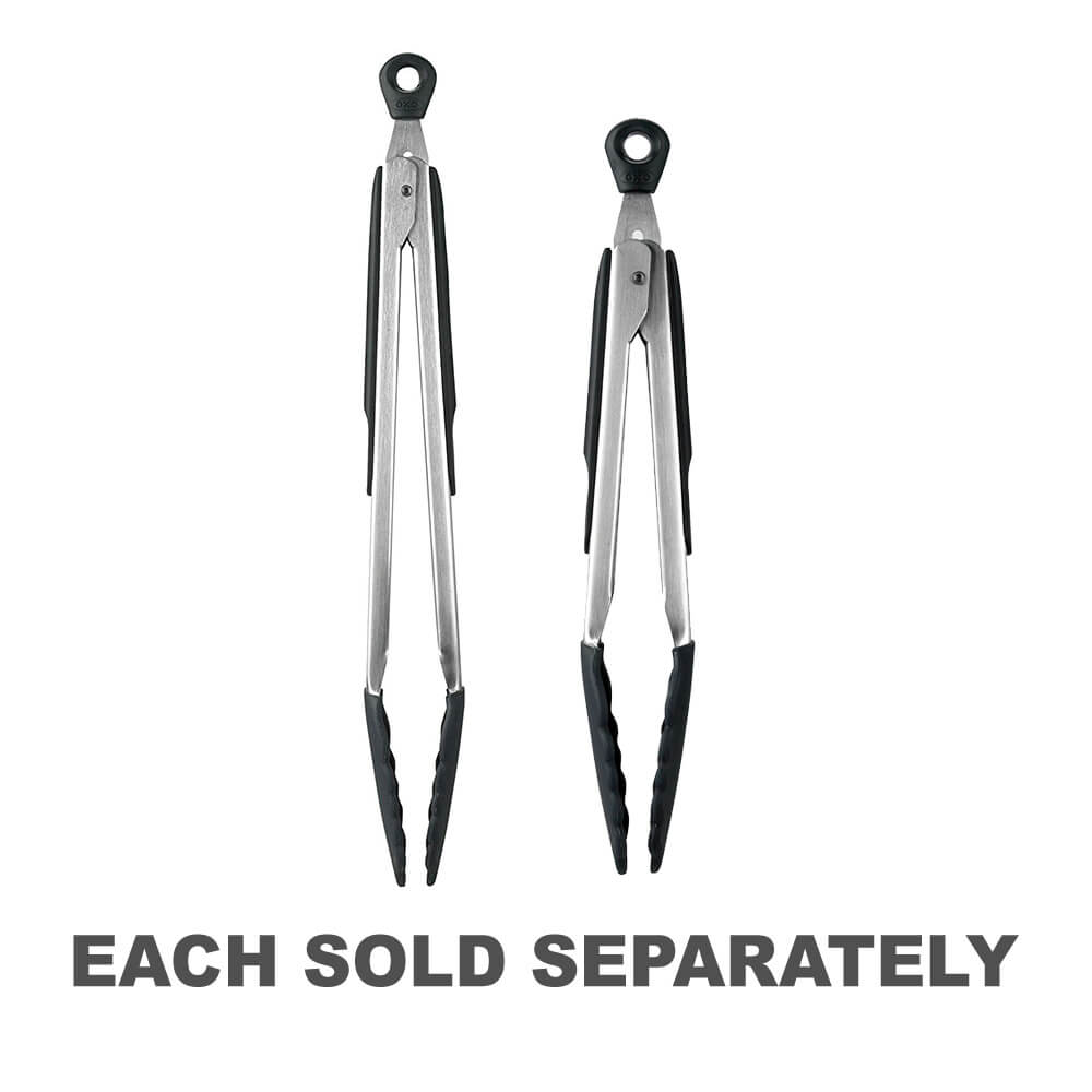 Oxo bonne poignée tong avec des têtes de silicone