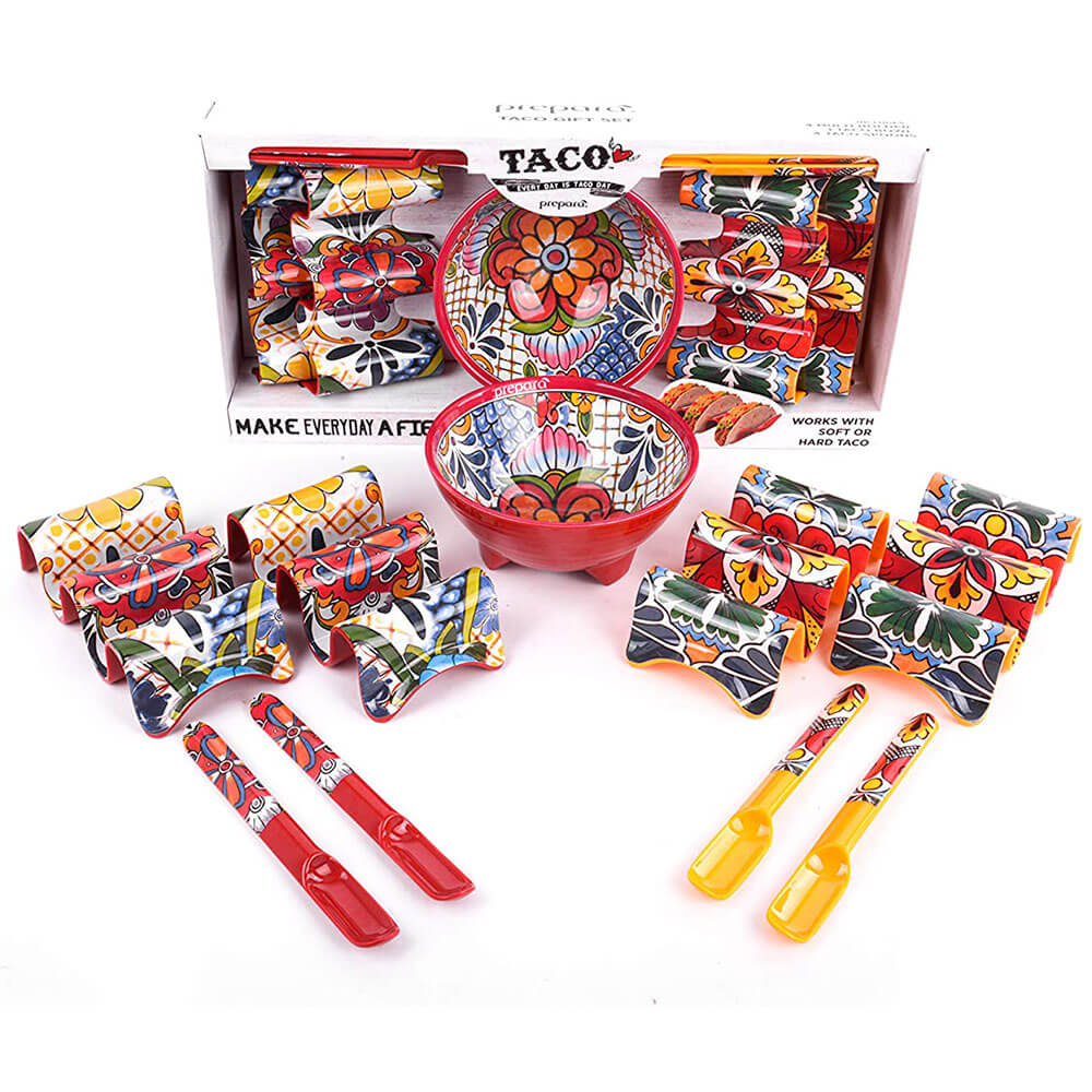 Ensemble cadeau de taco préparant