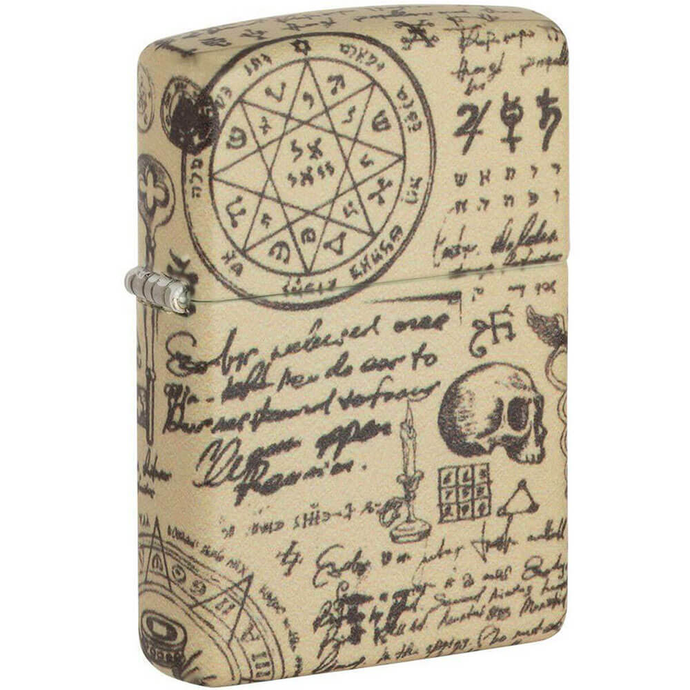 Briquet de conception d'alchimie de zippo