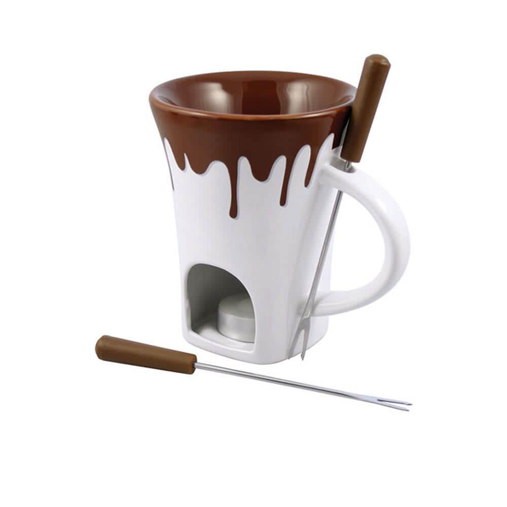 Tasse de fondue au chocolat Swissmar Nostalgia (ensemble de 4)