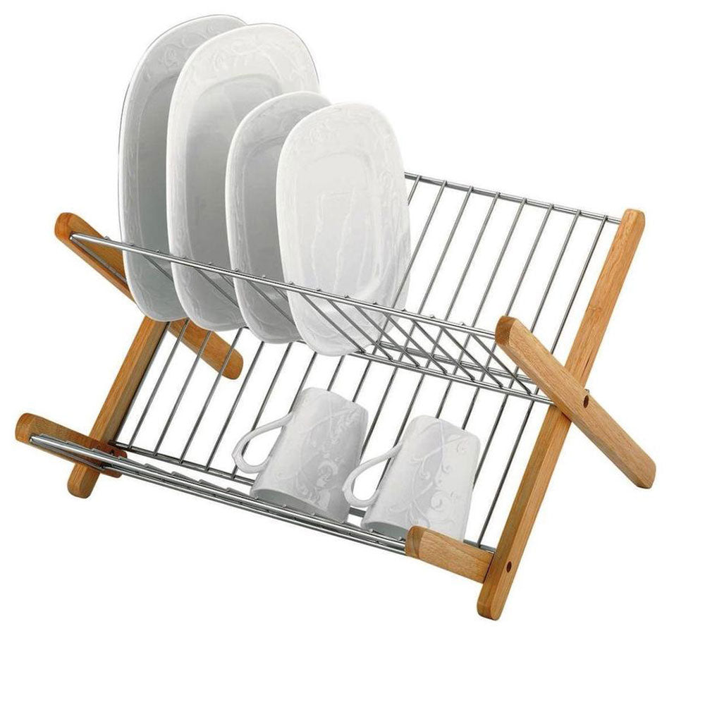 Avanti Monterey Wood et Chromexprofile Dish Rack