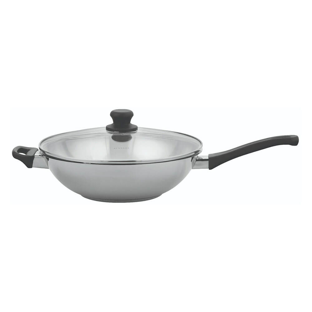 Scanpan Classic Inox Wok avec couvercle 32 cm