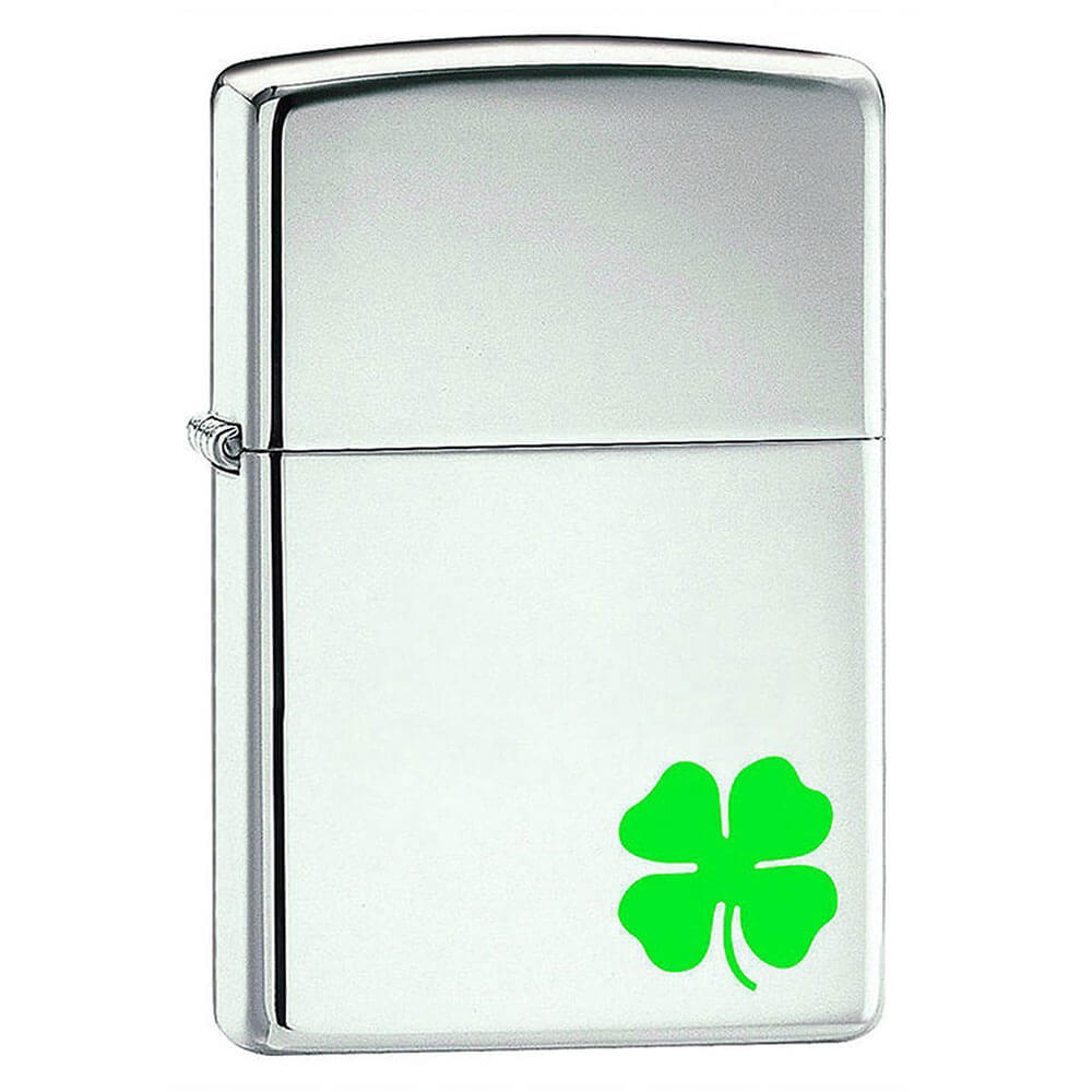 Zippo un peu o chance Chrome Polonais élevé plus léger