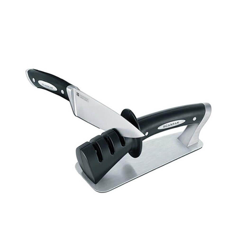 Scanpan Classic Chef's Couteau avec taille-aiguille à 3 étapes