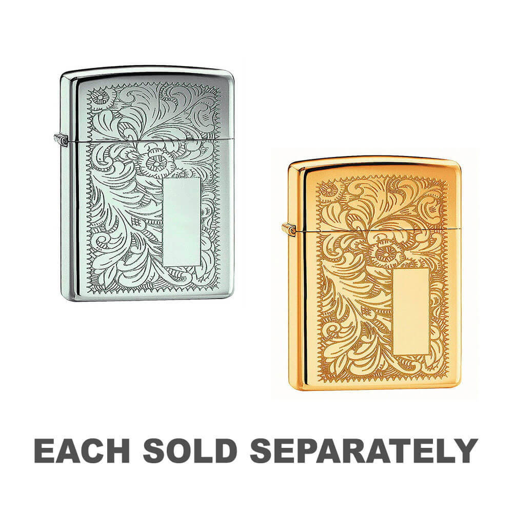 Briquet slim vénitien de zipo vernis élevé Zippo