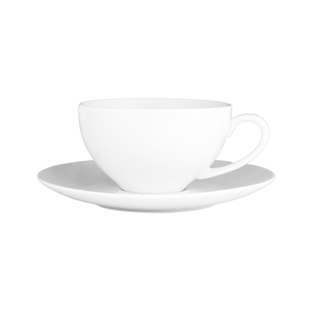 Wilkie New Bone Porcelain Breaky Cup and Saucer 400ml