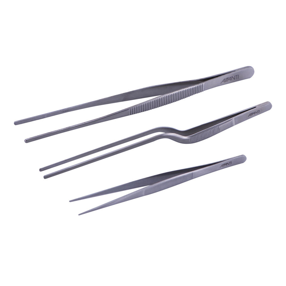Avanti Tweezers de placage en acier inoxydable (jeu de 3 pièces)