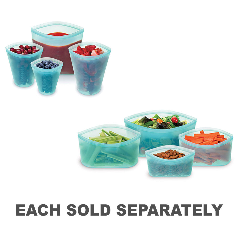 Avanti Pinch & Lock Sacs bleus réutilisables (ensemble de 4)